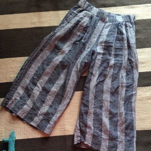 Gap linen wide leg pants/ culottes